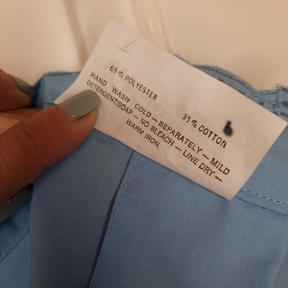 Handmade in the Philippines Blouse with Floral Embroidery Lace &‎ Puff Sleeve LP - Picture 8 of 9